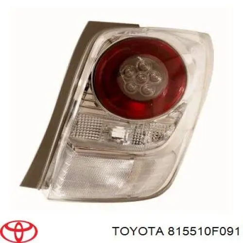 Задні ліхтарі Toyota 815510F091 ціна, від 171.66 USD