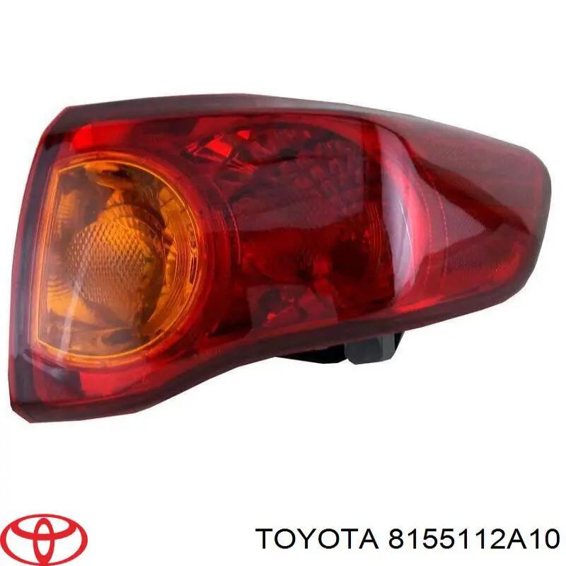 Ліхтар задній правий, зовнішній Toyota 8155112A10 ціна, від 51.29 USD