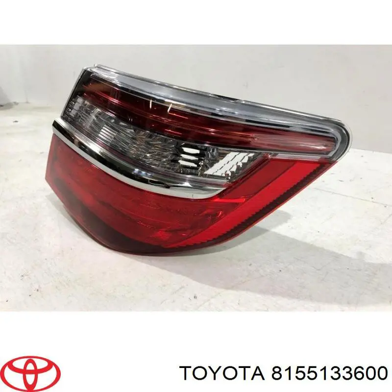 Ліхтар задній правий, зовнішній Toyota 8155133600 ціна, від 102.86 USD