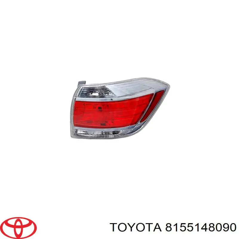 Ліхтар задній правий Toyota Highlander (Тойота Хайлендер)