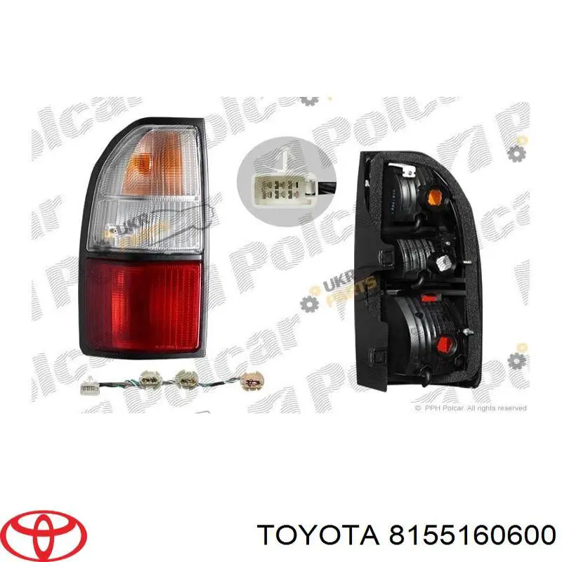 Купити 8177881 Polcar Задня права фара