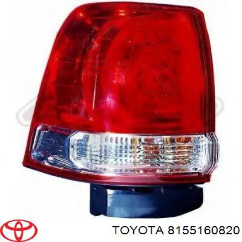 8155160820 Toyota Стоп задній