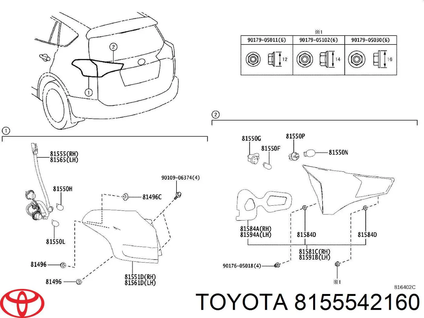  Toyota 8155542160 ціна, від 10.14 USD