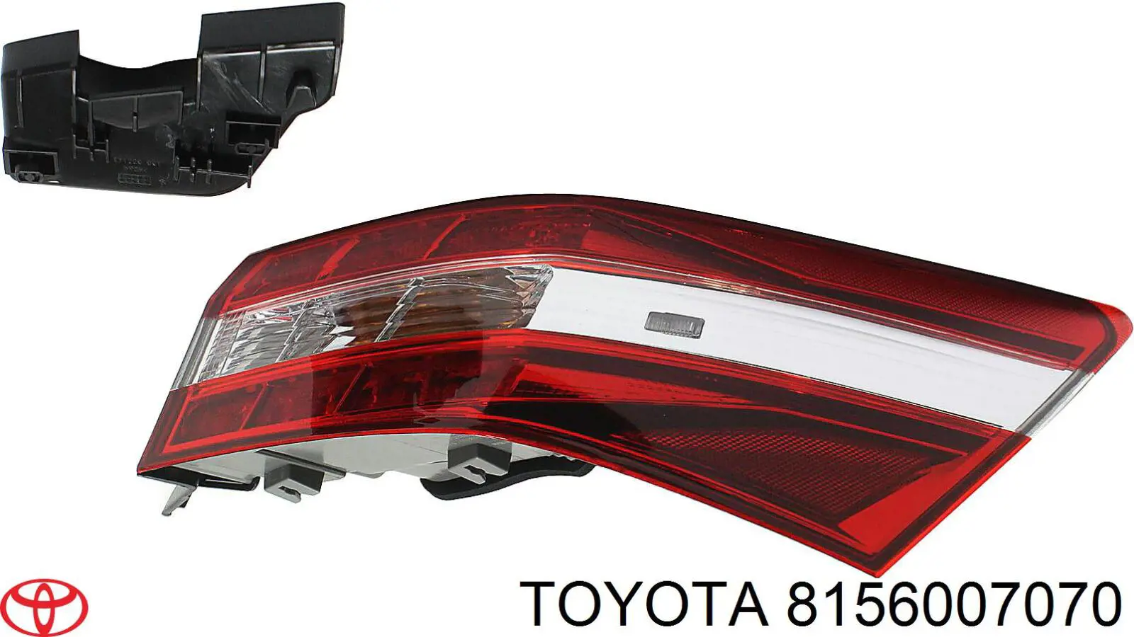 Задня ліва зовнішня фара Toyota 8156007070 ціна, від 276.72 USD