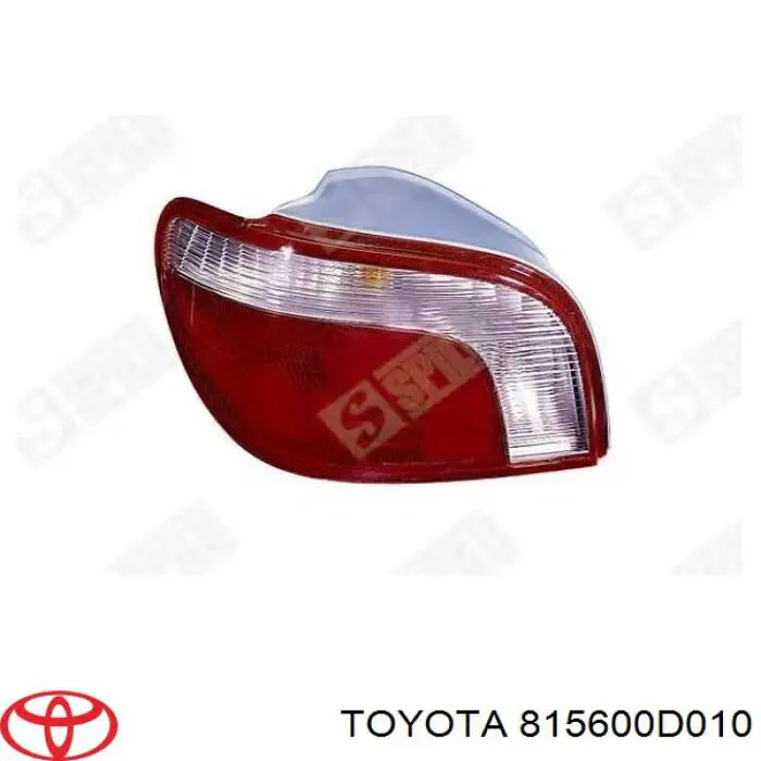 Ліхтар задній лівий Toyota 815600D010 ціна, від 42.35 USD