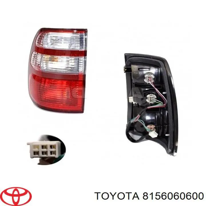 Купити 8156060610 Toyota Ліхтар задній