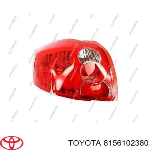 Задня ліва фара на Toyota Auris UKP E15