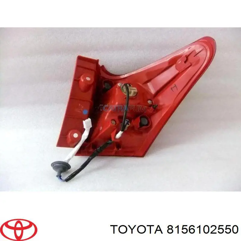 Ліхтар задній лівий Toyota 8156102550 ціна, від 84.78 USD