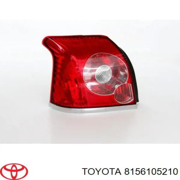 Ліхтар задній лівий Toyota 8156105210 ціна, від 72.58 USD