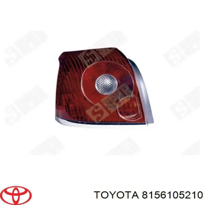 Ліхтар задній лівий Toyota Avensis (T25) (Тойота Авенсіс)