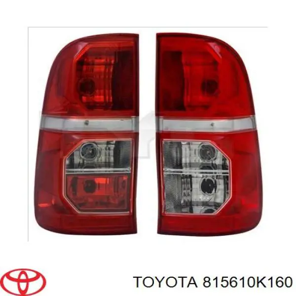 815610K180 Toyota ліхтар задній лівий