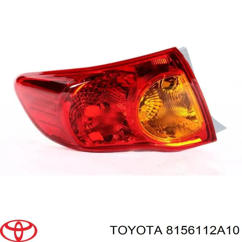 Задня ліва зовнішня фара Toyota 8156112A10 ціна, від 51.52 USD