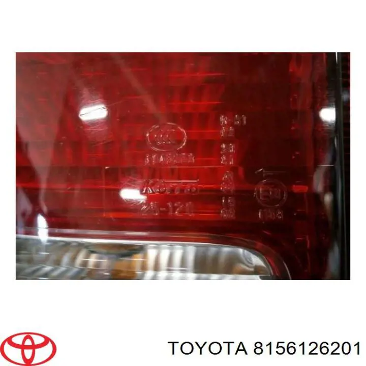 Ліхтар задній лівий Toyota 8156126201 ціна, від 56.65 USD