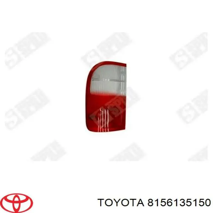 Ліхтар задній лівий Toyota 8156135150 ціна, від 54.03 USD