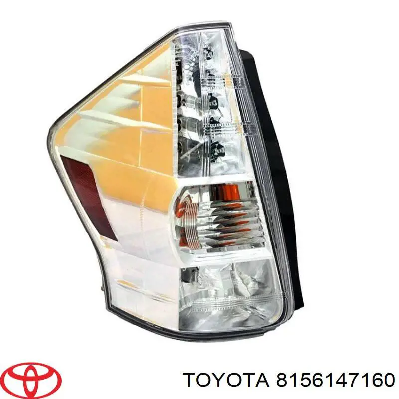 Ліхтар задній лівий Toyota 8156147160 ціна, від 179.96 USD