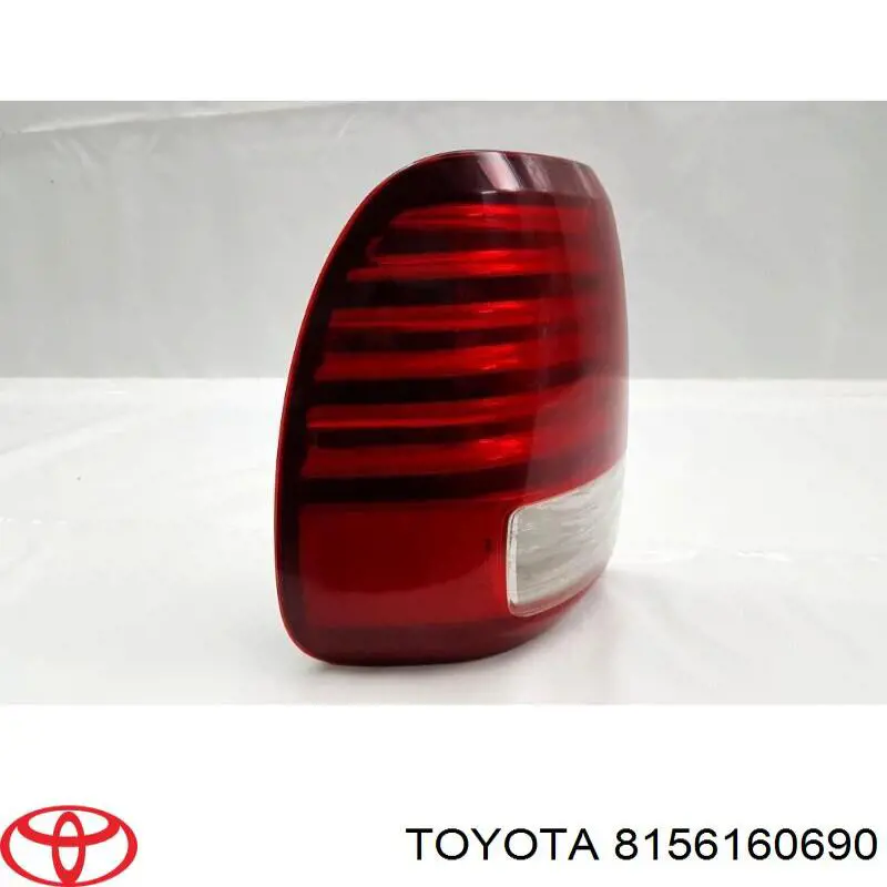 Ліхтар задній лівий, зовнішній 8156160691 Toyota