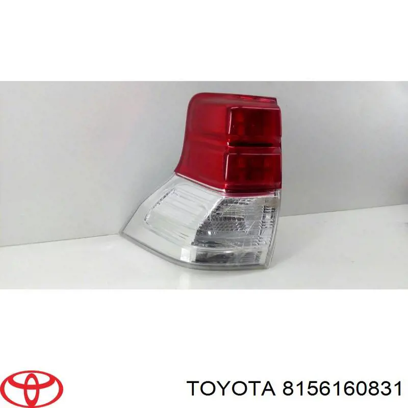 Ліхтар задній лівий Toyota 8156160831 ціна, від 24.52 USD
