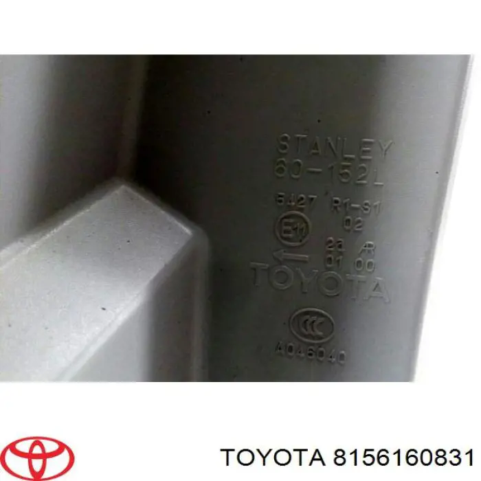 8156160831 Toyota ліхтар задній лівий