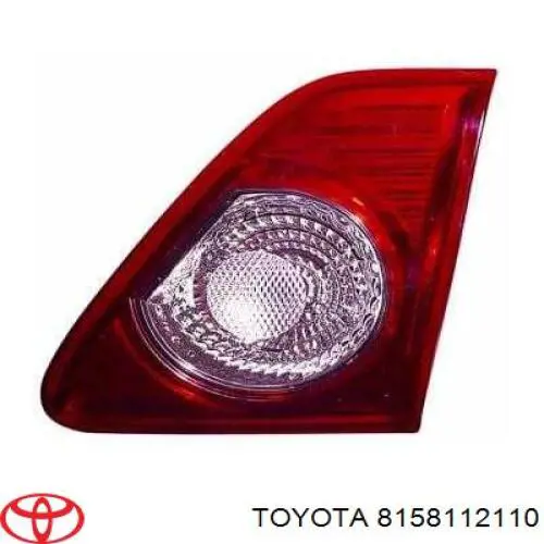 Ліхтар задній правий, внутрішній Toyota Corolla (E15) (Тойота Королла)