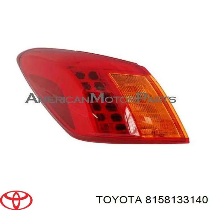 Стоп задній Toyota 8158133140 ціна, від 31.64 USD
