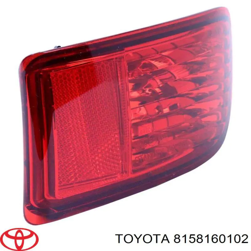 Фара задня, права Toyota 8158160101