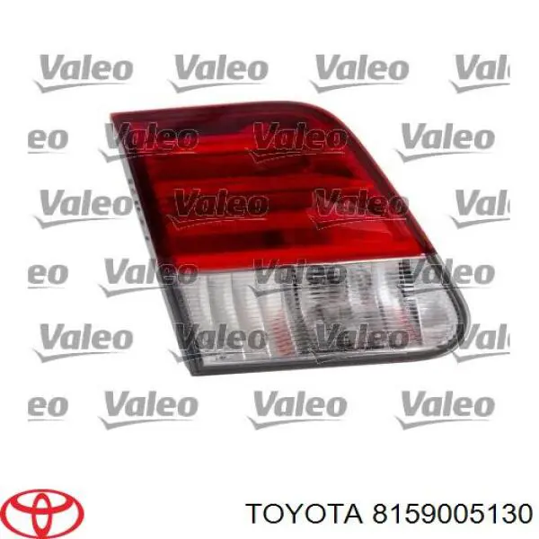 Купити 8159005130 Toyota Ліхтар задній лівий, внутрішній