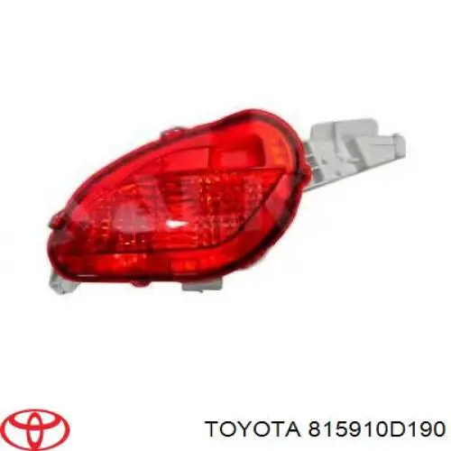 815910D190 Toyota Протівотуманнка задня, ліва