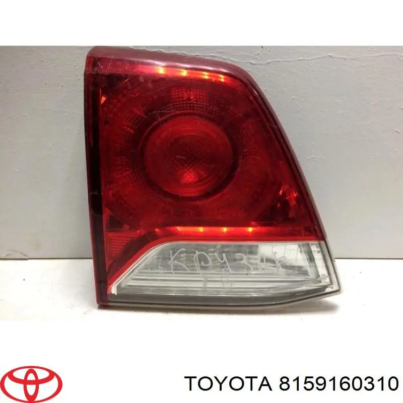 Ліхтар задній лівий, внутрішній 8159160310 Toyota