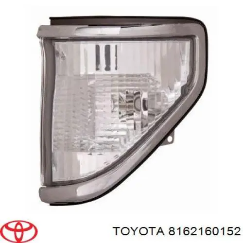 Вказівник повороту лівий 8162160152 Toyota