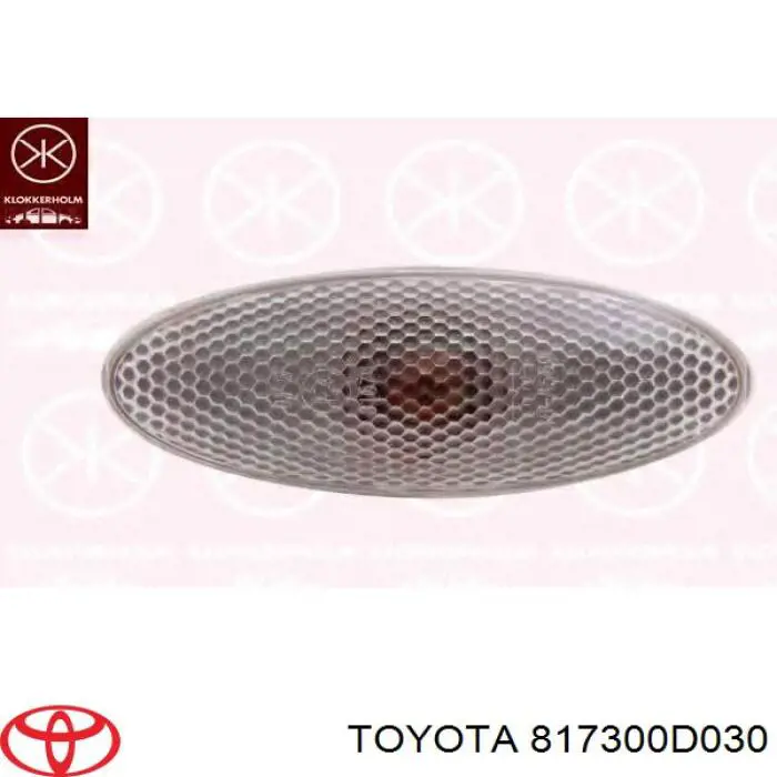 Купити 817300D030 Toyota Повторювач повороту на крилі