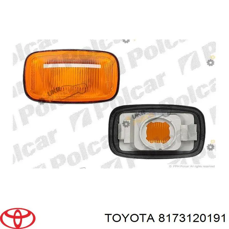 8173120191 Toyota Повторювач повороту в крило
