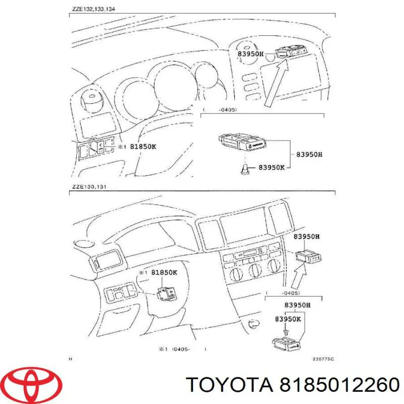 8185012260 Toyota 