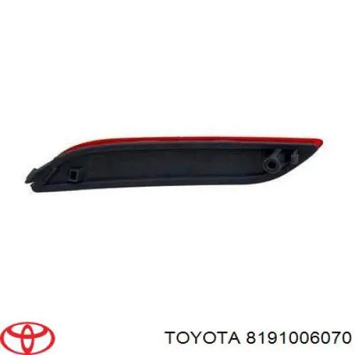 ZTY1611R Signeda Правий катафот бампера
