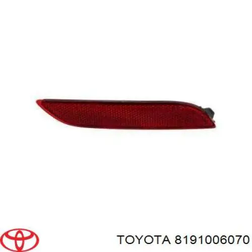 Правий катафот заднього бампера Signeda ZTY1611R ціна, від 17.31 USD