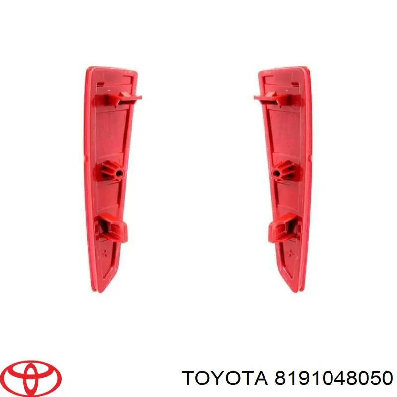 Правий катафот бампера Toyota 8191048050 ціна, від 12.33 USD