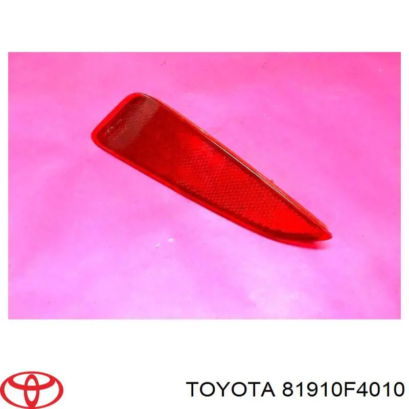 Правий катафот заднього бампера Toyota 81910F4010 ціна, від 14.13 USD