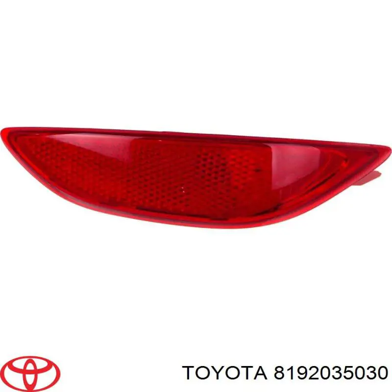 8192035030 Toyota Лівий катафот бампера