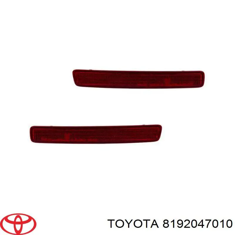 Купити 8192047010 Toyota Лівий катафот бампера