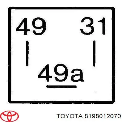 Реле покажчиків поворотів Toyota Hiace 4 (H1, H2) (Тойота Хайейс)
