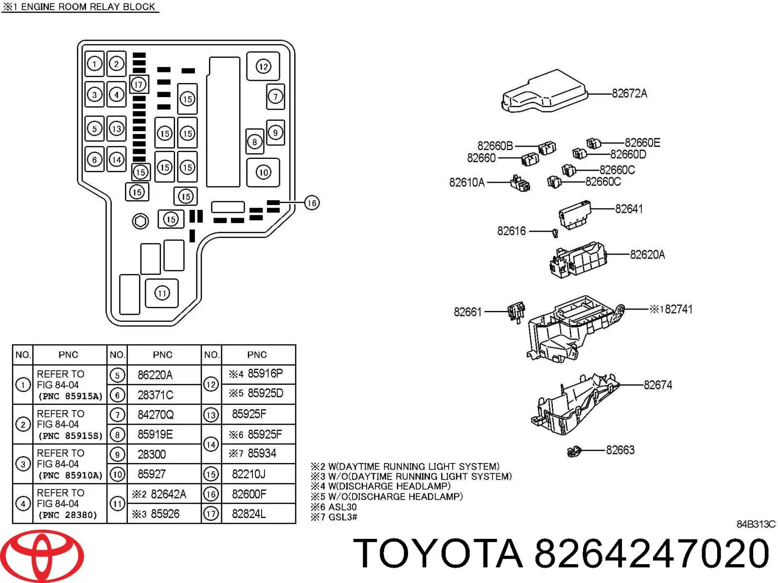  Toyota 8264247020 ціна, від 23.42 USD
