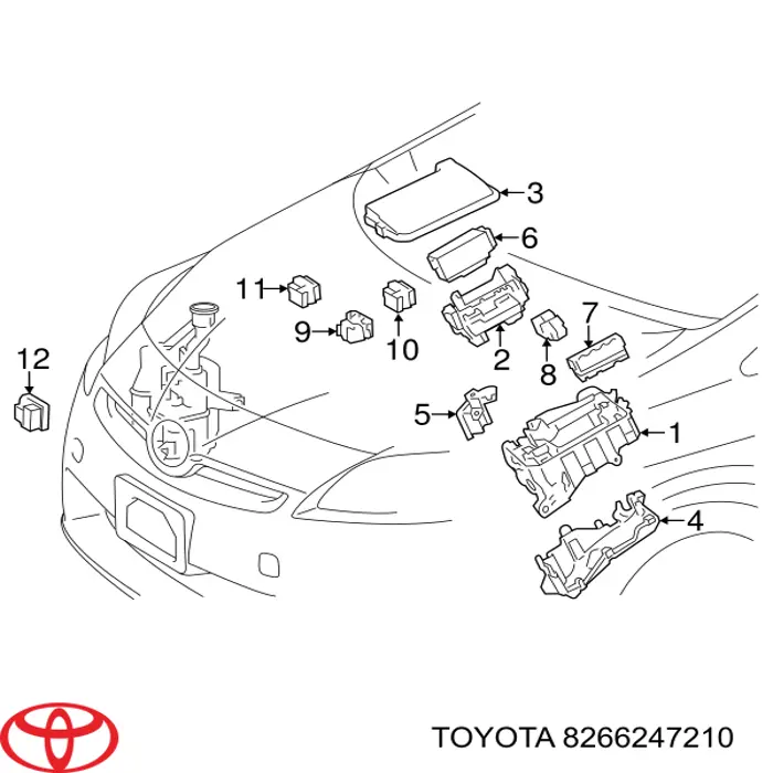 8266247210 Toyota 