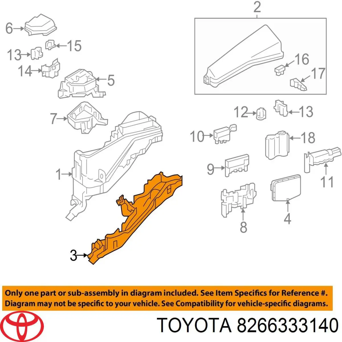 8266333140 Toyota 