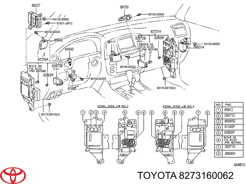  8273160062 Toyota