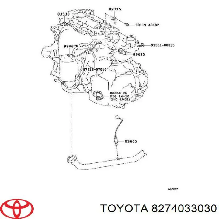 8274033030 Toyota Реле запобіжників