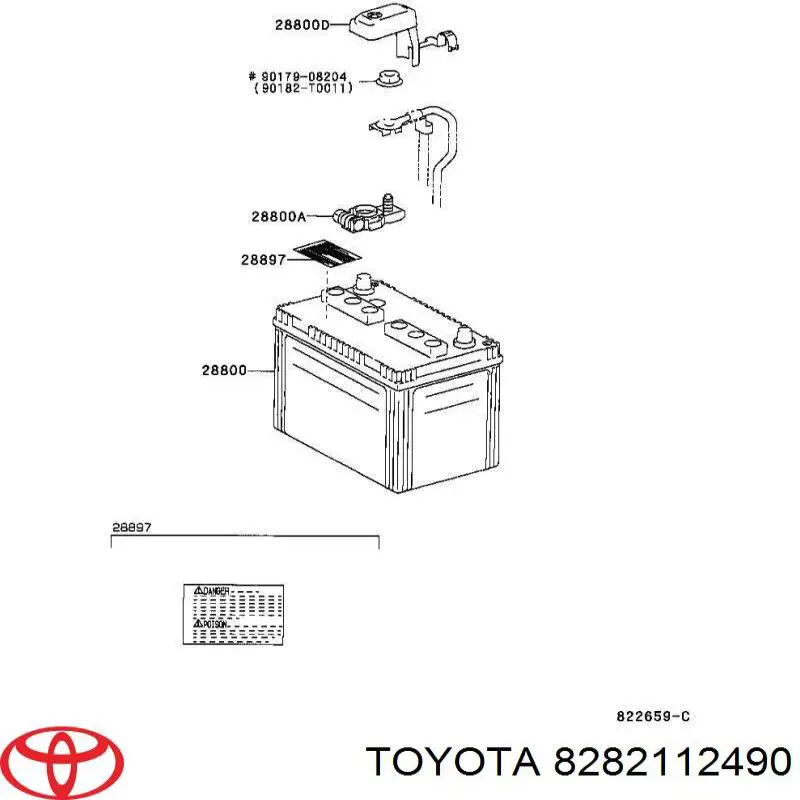  Toyota 8282112490 ціна, від 2.53 USD