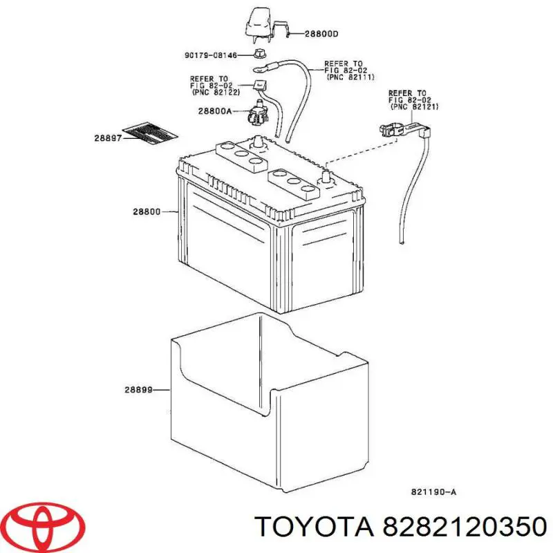  Toyota 8282120350 ціна, від 5.07 USD
