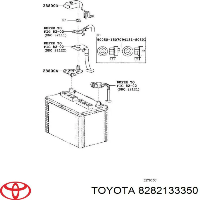 8282133350 Toyota 