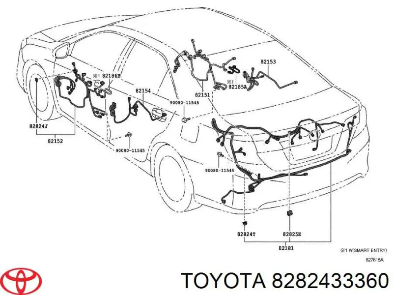  Toyota 8282433360 ціна, від 30.41 USD