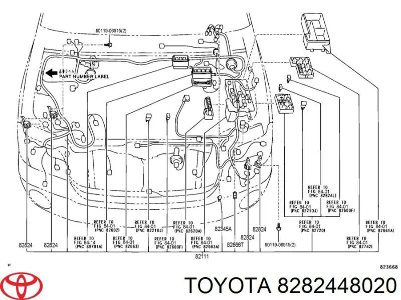  Toyota 8282448020 ціна, від 9.88 USD
