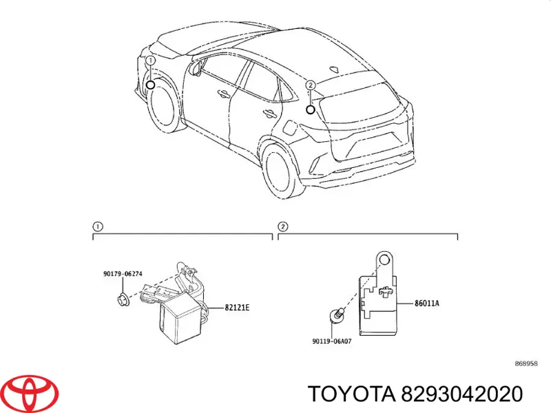  8293042020 Toyota